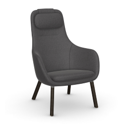 VITRA armchair with loose seat cushion HAL LOUNGE CHAIR in Cosy 2 fabric