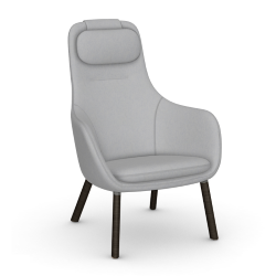 VITRA armchair with loose seat cushion HAL LOUNGE CHAIR in Cosy 2 fabric