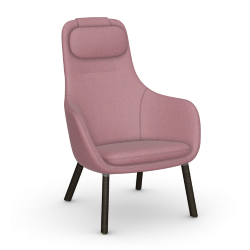 VITRA armchair with loose seat cushion HAL LOUNGE CHAIR in Cosy 2 fabric