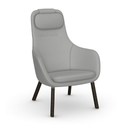 VITRA armchair with loose seat cushion HAL LOUNGE CHAIR in Credo fabric