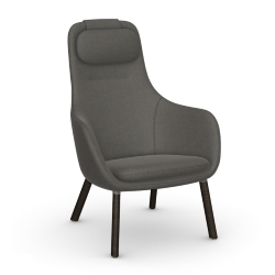 VITRA armchair with loose seat cushion HAL LOUNGE CHAIR in Credo fabric