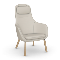 VITRA armchair with loose seat cushion HAL LOUNGE CHAIR in Dumet fabric