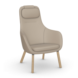 VITRA armchair with loose seat cushion HAL LOUNGE CHAIR in Dumet fabric