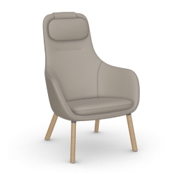 VITRA armchair with loose seat cushion HAL LOUNGE CHAIR in Dumet fabric