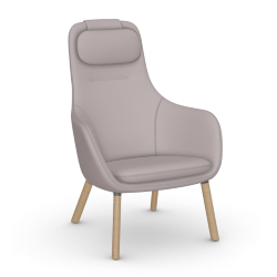 VITRA armchair with loose seat cushion HAL LOUNGE CHAIR in Dumet fabric