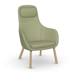 VITRA armchair with loose seat cushion HAL LOUNGE CHAIR in Dumet fabric