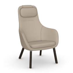 VITRA armchair with loose seat cushion HAL LOUNGE CHAIR in Dumet fabric
