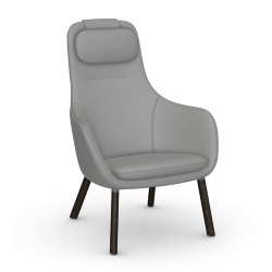 VITRA armchair with loose seat cushion HAL LOUNGE CHAIR in Dumet fabric