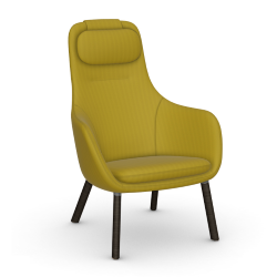 VITRA armchair with loose seat cushion HAL LOUNGE CHAIR in Dumet fabric