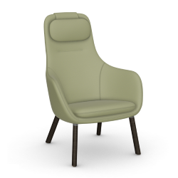 VITRA armchair with loose seat cushion HAL LOUNGE CHAIR in Dumet fabric