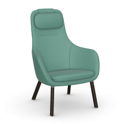 VITRA armchair with loose seat cushion HAL LOUNGE CHAIR in Dumet fabric