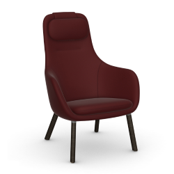 VITRA armchair with loose seat cushion HAL LOUNGE CHAIR in Dumet fabric