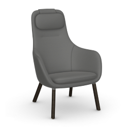 VITRA armchair with loose seat cushion HAL LOUNGE CHAIR in Dumet fabric