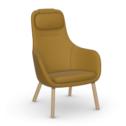 VITRA armchair with loose seat cushion HAL LOUNGE CHAIR in Volo fabric