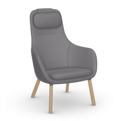 VITRA armchair with loose seat cushion HAL LOUNGE CHAIR in Volo fabric