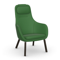 VITRA armchair with loose seat cushion HAL LOUNGE CHAIR in Volo fabric