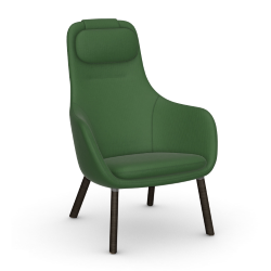 VITRA armchair with loose seat cushion HAL LOUNGE CHAIR in Volo fabric
