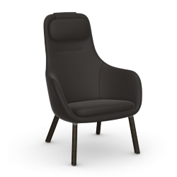 VITRA armchair with loose seat cushion HAL LOUNGE CHAIR in Volo fabric