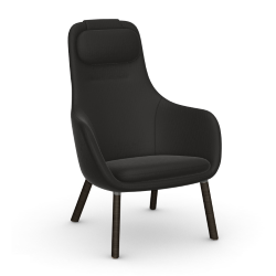 VITRA armchair with loose seat cushion HAL LOUNGE CHAIR in Volo fabric