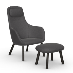 VITRA armchair HAL LOUNGE CHAIR & OTTOMAN in Cosy 2 fabric