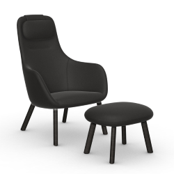 VITRA armchair HAL LOUNGE CHAIR & OTTOMAN in Cosy 2 fabric