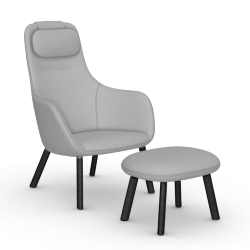 VITRA armchair HAL LOUNGE CHAIR & OTTOMAN in Cosy 2 fabric