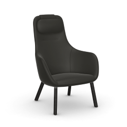 VITRA armchair HAL LOUNGE CHAIR in Premium Leather