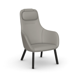 VITRA armchair HAL LOUNGE CHAIR in Premium Leather