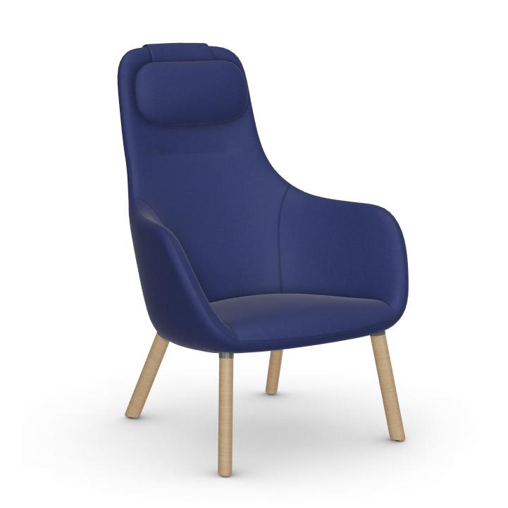 VITRA armchair HAL LOUNGE CHAIR in Cosy 2 fabric