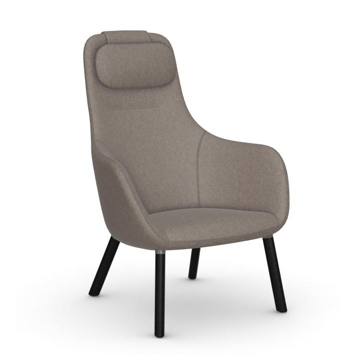 VITRA armchair HAL LOUNGE CHAIR in Cosy 2 fabric