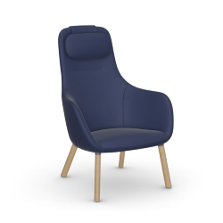 VITRA armchair HAL LOUNGE CHAIR in Credo fabric
