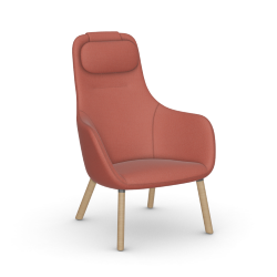 VITRA armchair HAL LOUNGE CHAIR in Credo fabric