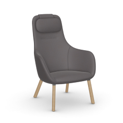 VITRA armchair HAL LOUNGE CHAIR in Credo fabric