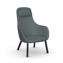 VITRA armchair HAL LOUNGE CHAIR in Credo fabric