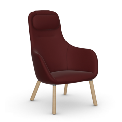 VITRA armchair HAL LOUNGE CHAIR in Dumet fabric