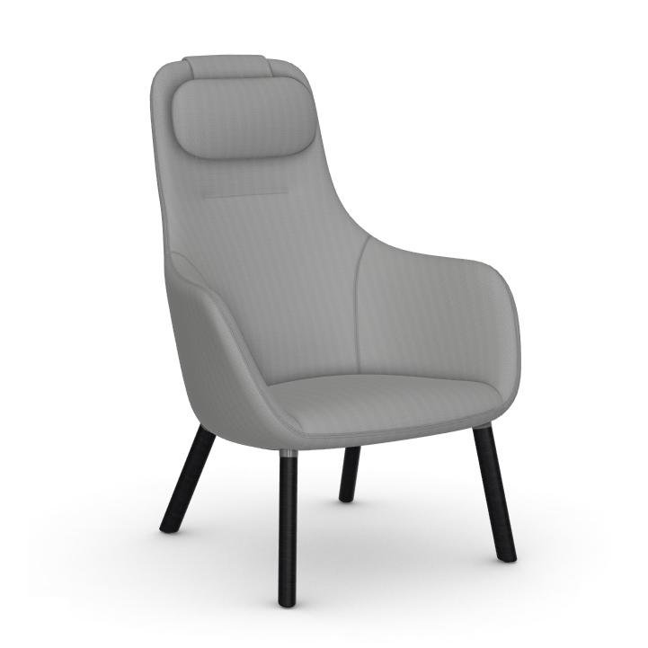 VITRA armchair HAL LOUNGE CHAIR in Dumet fabric