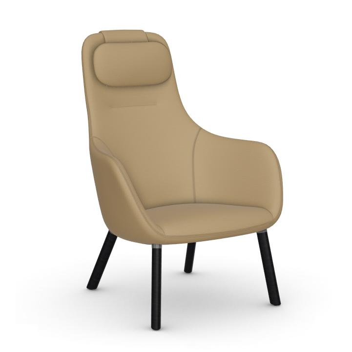 VITRA armchair HAL LOUNGE CHAIR in Dumet fabric
