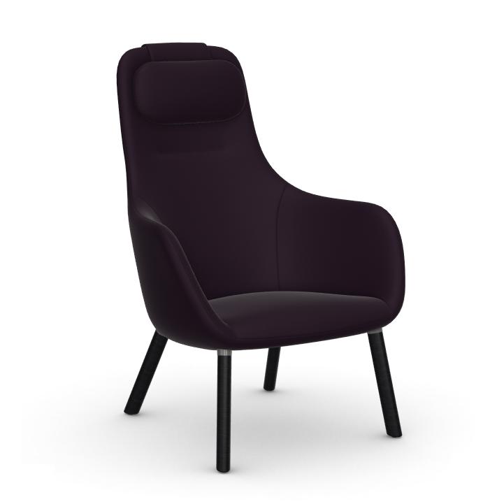 VITRA armchair HAL LOUNGE CHAIR in Dumet fabric
