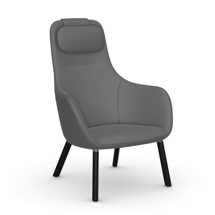 VITRA armchair HAL LOUNGE CHAIR in Dumet fabric