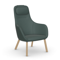 VITRA armchair HAL LOUNGE CHAIR in Volo fabric