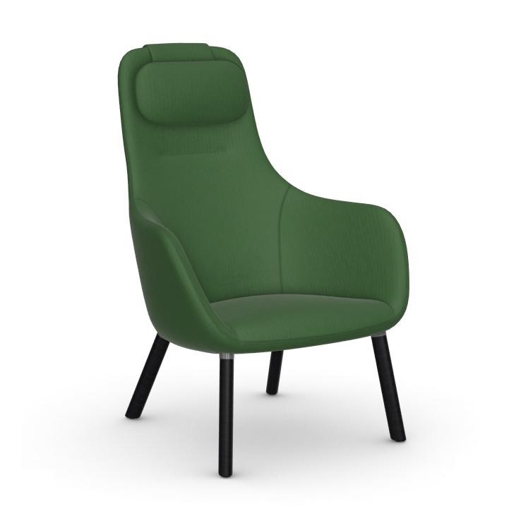 VITRA armchair HAL LOUNGE CHAIR in Volo fabric