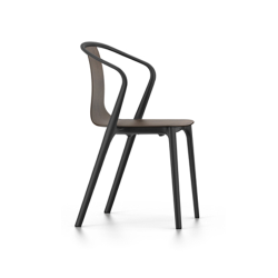 VITRA chair with arms BELLEVILLE ARMCHAIR with arms WOOD