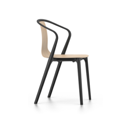 VITRA chair with arms BELLEVILLE ARMCHAIR with arms WOOD