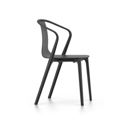 VITRA chair with arms BELLEVILLE ARMCHAIR with arms WOOD