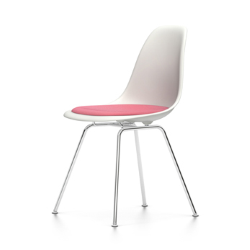 VITRA chaise avec coussin Eames Plastic Side Chair DSX NOUVELLES DIMENSIONS