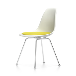 VITRA chaise avec coussin Eames Plastic Side Chair DSX NOUVELLES DIMENSIONS