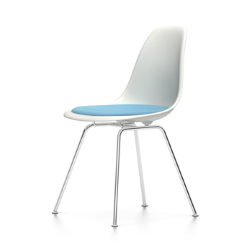 VITRA chaise avec coussin Eames Plastic Side Chair DSX NOUVELLES DIMENSIONS