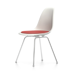 VITRA chaise avec coussin Eames Plastic Side Chair DSX NOUVELLES DIMENSIONS