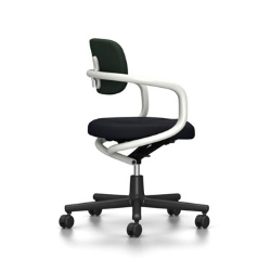 VITRA chaise de bureau ALLSTAR avec accoudoirs blancs
