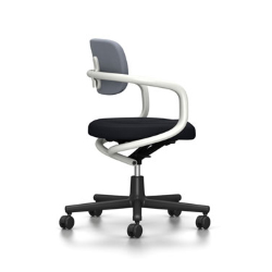 VITRA chaise de bureau ALLSTAR avec accoudoirs blancs